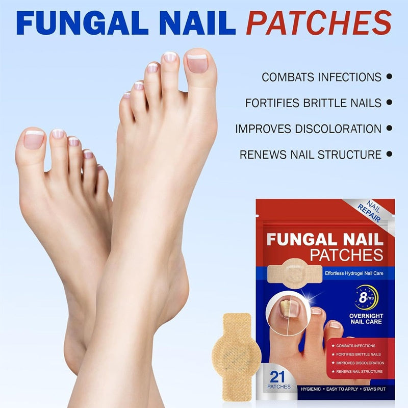Fungal Nail Patch Toe Nail Protector Disguise Nail Cover Anti-Bacterial Infection Nail Foot Care Finger Protective Patch