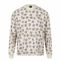 All-over Print Double-Headed Devil Sheep Star Pattern Round Neck Long Sleeve T-Shirt